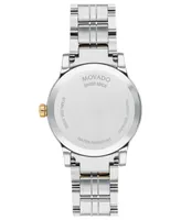 Movado Women's Swiss Gold Pvd & Stainless Steel Bracelet Watch 28mm