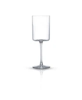 JoyJolt Claire White Wine Glasses, Set of 2