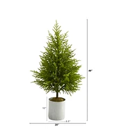 Nearly Natural Norfolk Island Pine "Natural Look" Artificial Tree