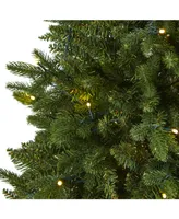 Nearly Natural New Hampshire Fir Artificial Christmas Tree with 150 Led Lights