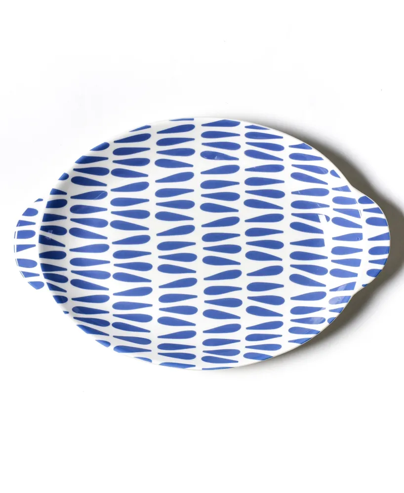 Coton Colors Drop Large Handled Oval Platter