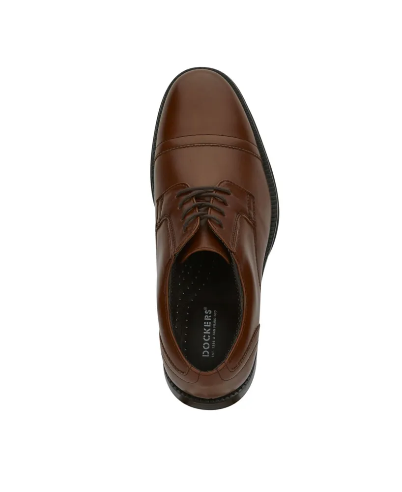 Dockers Men's Garfield Cap Toe Dress Oxford