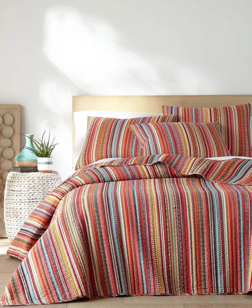 Levtex Uluru Stripe 3-Pc. Quilt Set, King