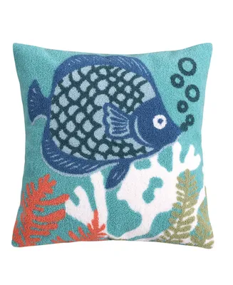Levtex Sancti Petri Fish Decorative Pillow, 18" x 18"