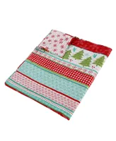 Levtex Let It Snow Festive Christmas Quilted Throw, 50" x 60"