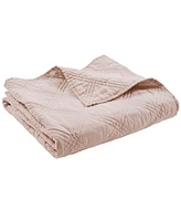 Levtex Washed Linen Reversible Quilted Throw, 50" x 60"