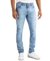 I.n.c. International Concepts Men's Light Wash Skinny Ripped Jeans, Created for Macy's