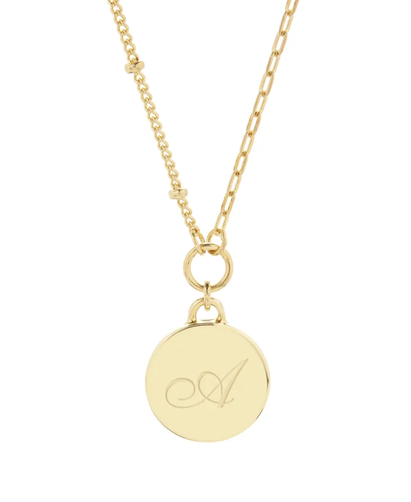 brook & york 14K Gold Plated Paige Initial Pendant - Gold-Plated