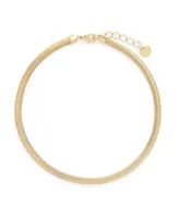 brook & york 14K Gold Plated Izzy Herringbone Anklet - Gold