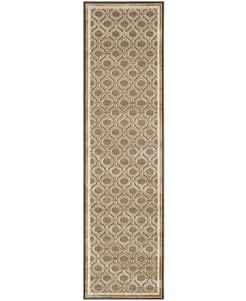 Martha Stewart Collection Msr4445 MSR4445C Brown 2'2" x 8' Runner Rug