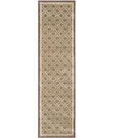 Martha Stewart Collection Msr4445 MSR4445C Brown 2'2" x 8' Runner Rug