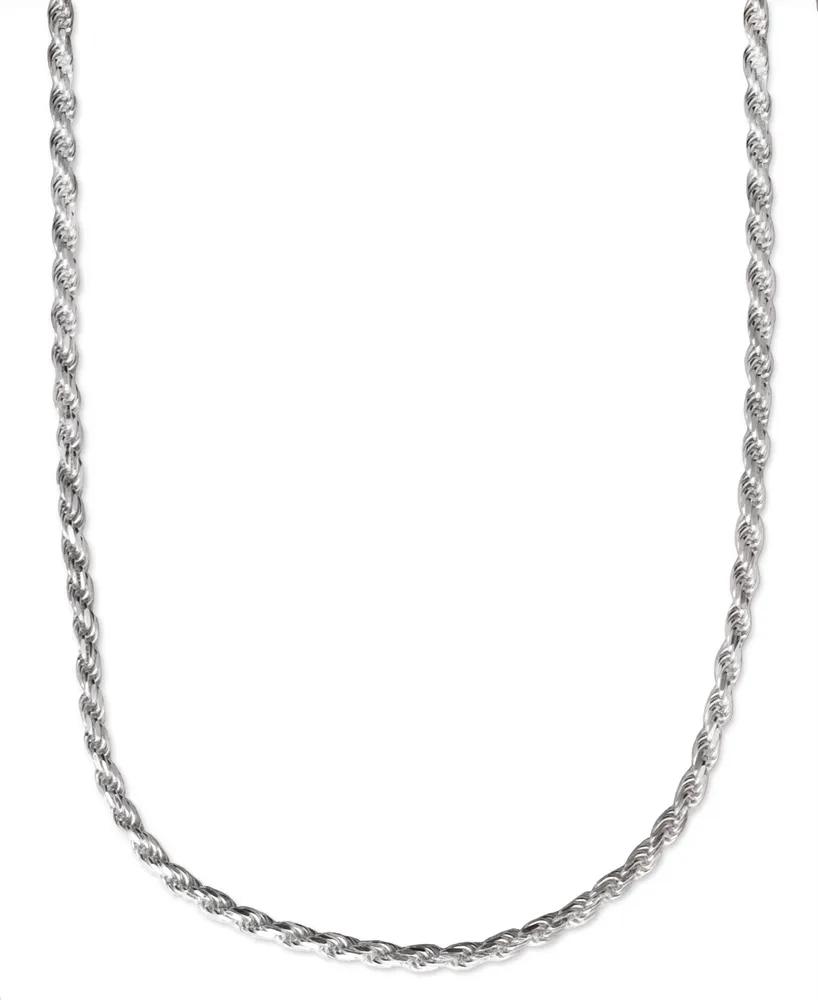 Men's Sterling Silver Necklace, 22" 4