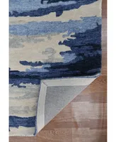 Amer Rugs Abstract Abs-7 Navy 5' x 8' Area Rug