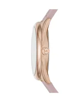 Michael Kors Women's Janelle Silicone Strap Watch 42mm