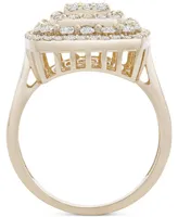 Wrapped in Love Cushion Cluster Statement Ring (1 ct. t.w.) in 14k Gold, Created for Macy's