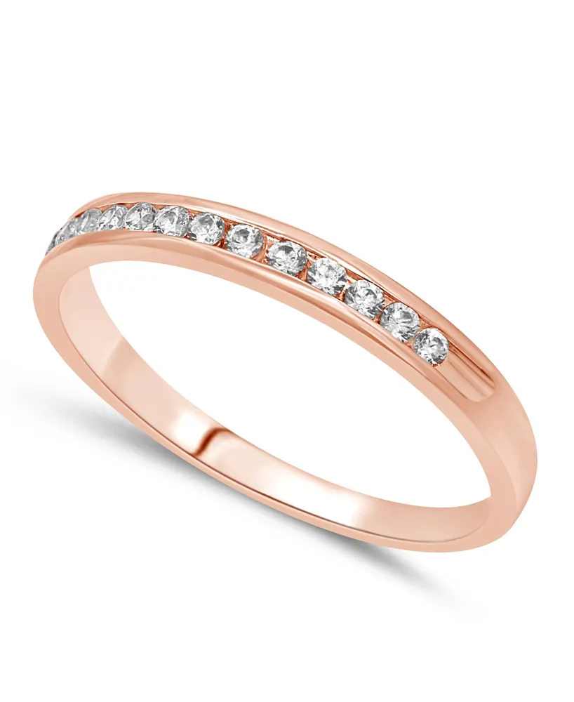 Diamond Band (1/6 ct. t.w.) 14k White, Yellow or Rose Gold