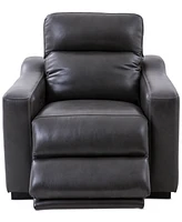 Gabrine Leather Power Recliner, Created for Macy's