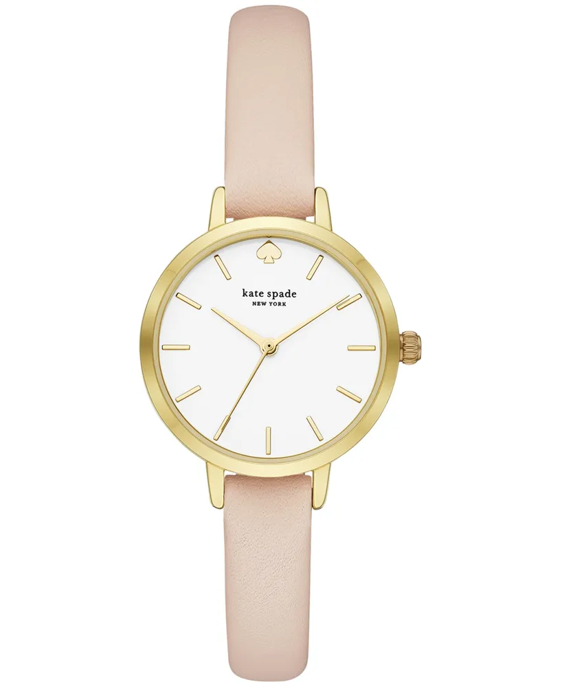 kate spade new york Women's Metro Three Hand Gold Tone Crystal Stainless  Steel Mesh Bracelet Watch | Dillard's