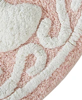 Madison Park Casablanca Tufted Cotton Bath Rug, 25" Round