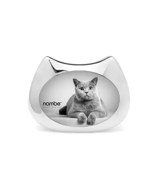 Nambe Cat Frame - Silver