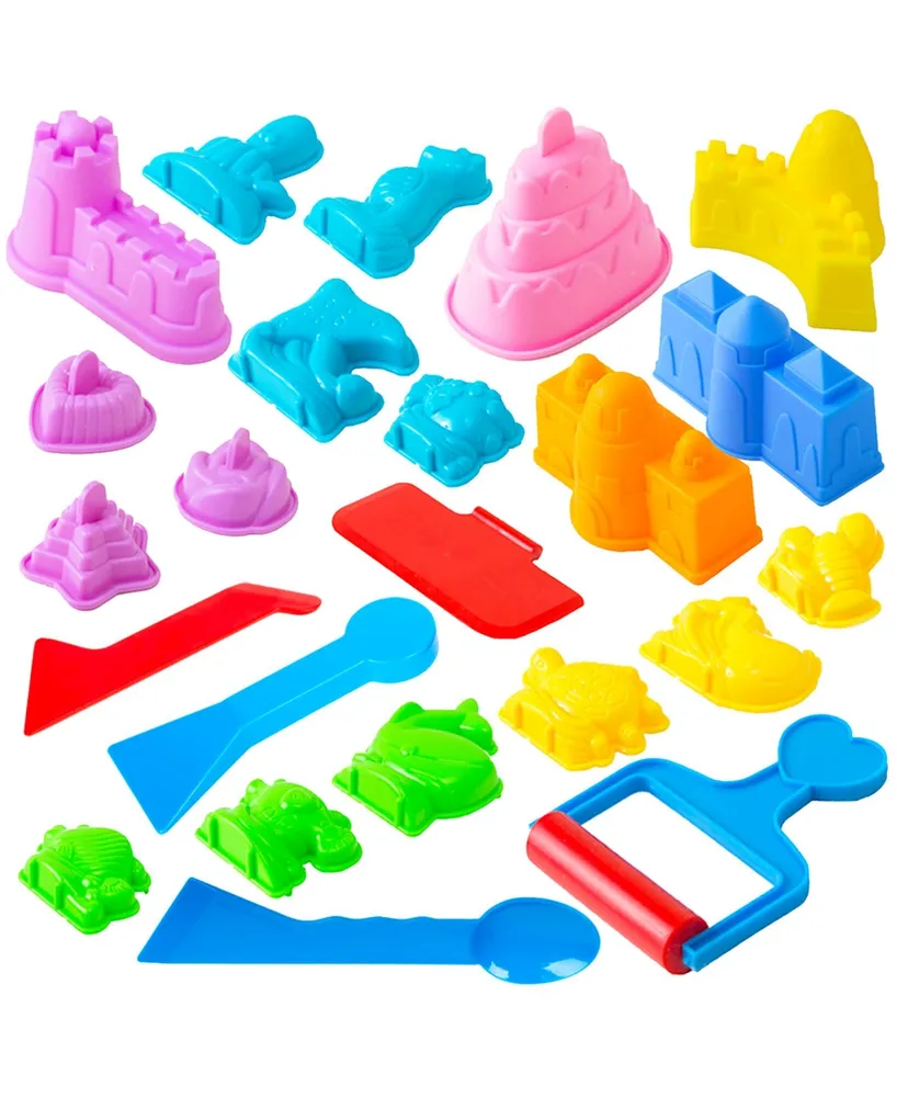 Usa Toyz Sand Molds Beach Toys for Kids - 23pk