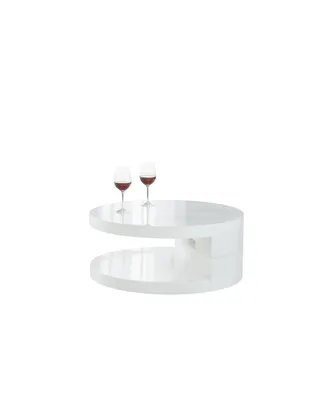 Artiva Usa La Villi no Modern Euro Coffee Table with Remote Led Light