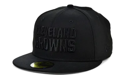 New Era Cleveland Browns Black on 59FIFTY Cap