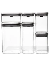 Oxo Steel Pop Food Storage Containers, Set of 6