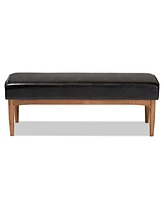Arvid Mid-Century Modern Dining Bench