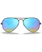 Ray-Ban Sunglasses, RB3025 Aviator Flash Lenses Gradient