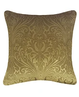 Edie@Home Embossed Velvet Decorative Pillow, 20" x