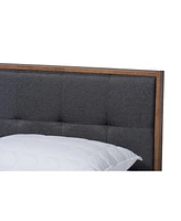 Alke Mid-Century Modern Queen Platform Bed