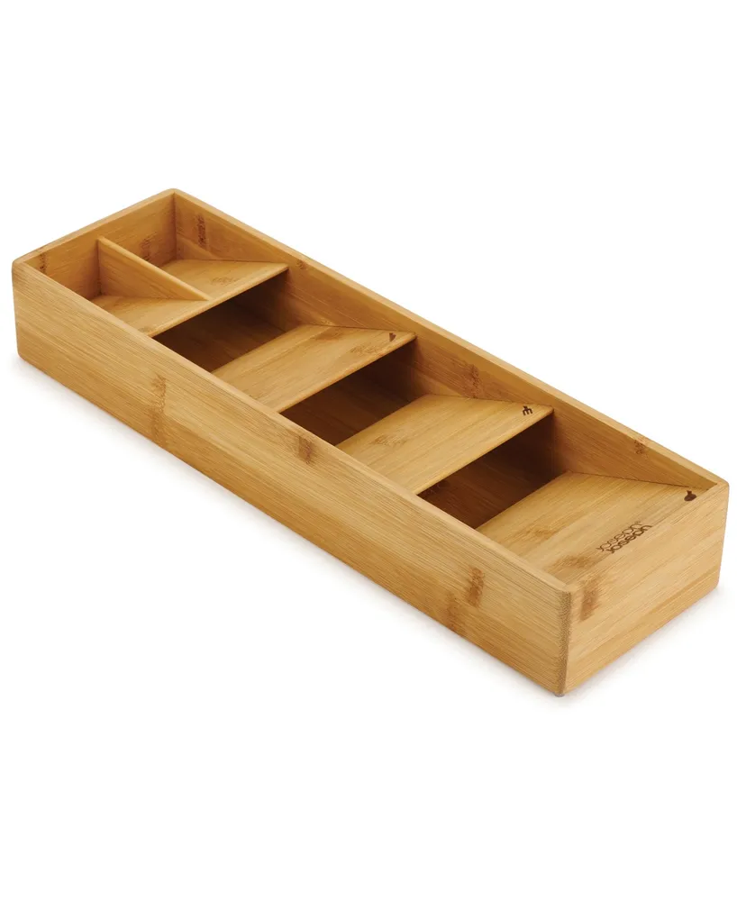 Joseph Joseph DrawerStore Bamboo Compact Cutlery Organizer