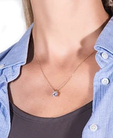 Moissanite Solitaire Pendant (1-9/10 ct. t.w. Diamond Equivalent) in 14k White Gold or 14k Yellow Gold