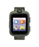Kid's Playzoom 2 Olive Camouflage Print Tpu Strap Smart Watch 41mm