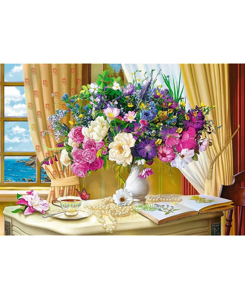 Jigsaw Puzzle Flowers in The Morning, 1000 Piece