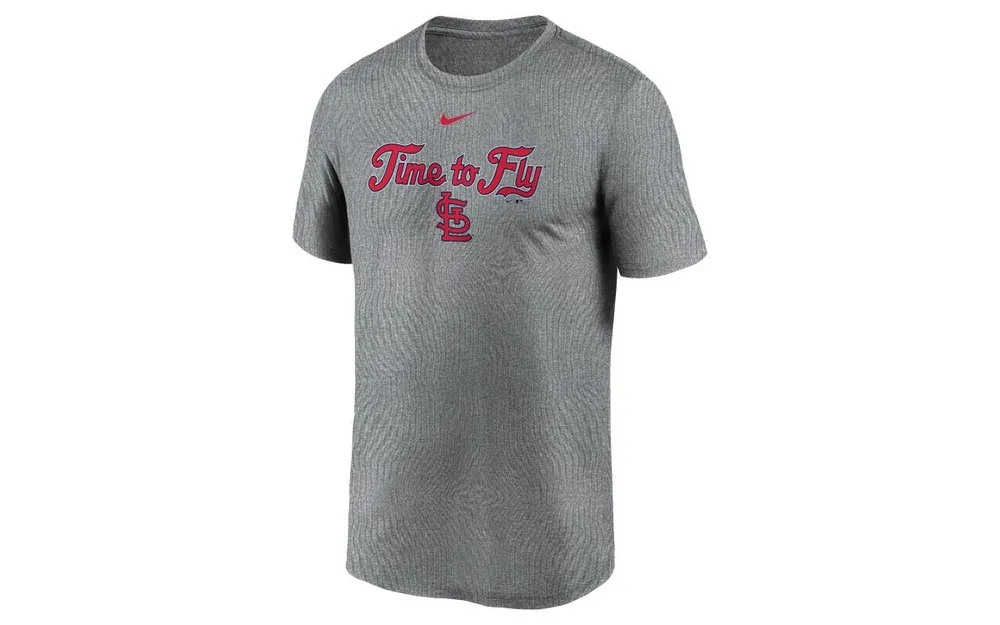 Men's Nike Gray St. Louis Cardinals Wordmark Legend T-Shirt