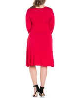 Women's Plus Flared Dress