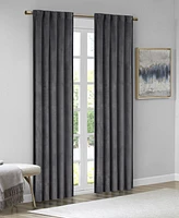 Colt Room Darkening Velvet Curtain Panel Pair, 37"W x 63"L