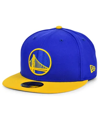 Men's New Era Royal, Gold Golden State Warriors 2-Tone 59FIFTY Fitted Hat