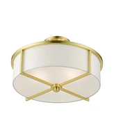 Wesley 3 Lights Semi Flush