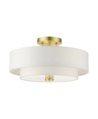 Meridian 3 Lights Semi Flush