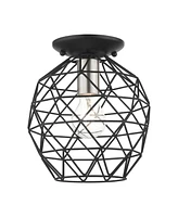 Geometric 1 Light Flush Mount