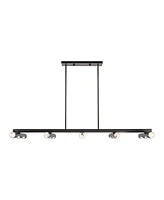 Acra 10 Light Linear Chandelier