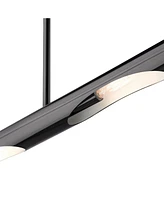 Acra 3 Lights Linear Chandelier