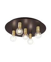Hillview 5 Lights Flush Mount