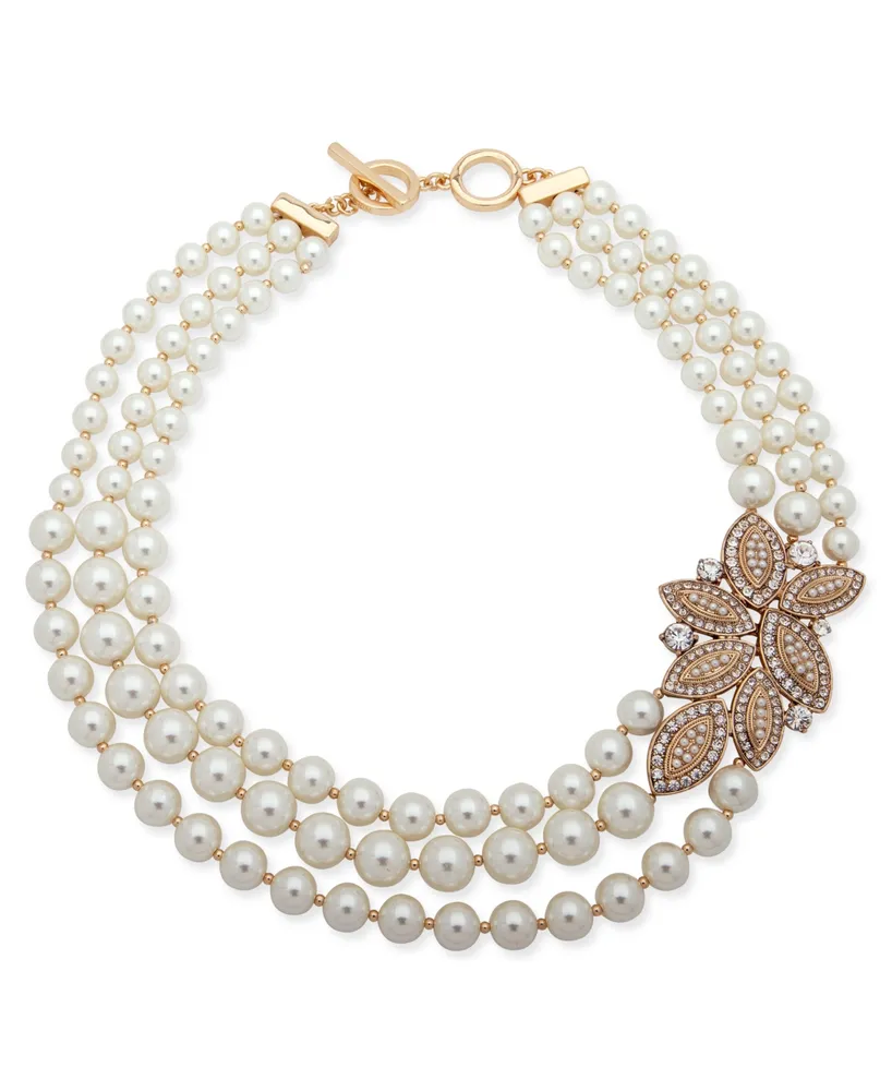 Anne Klein Pearl Torsade Necklace, 18.5"