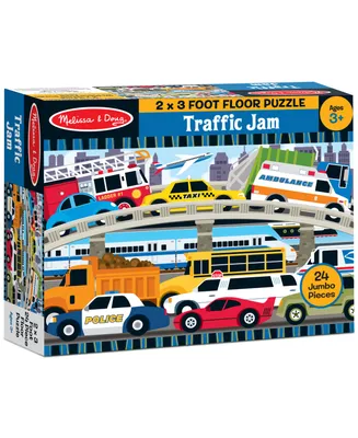 Melissa and Doug Kids Toy, Traffic Jam 24-Piece Floor Puzzle
