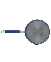 Anolon Advanced Home Hard-Anodized Nonstick Straining Saucepan, 2-Quart