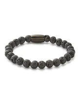 Men's Lava Rock Bead Bracelet